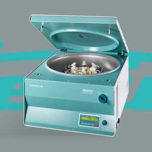 Centrifuge with heater