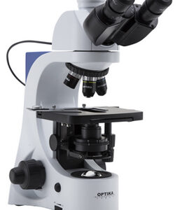 میکروسکوپ نوری سه چشمی آموزشی و تحقیقاتی مدل B-382PL-ALC کمپانی OPTIKA ایتالیا