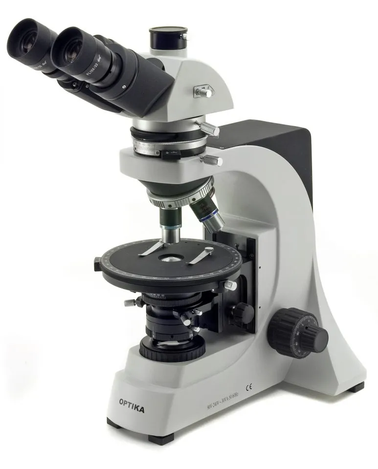 میکروسکوپ سه چشمی پلاریزان مدل B-383POL ساخت کمپانی OPTIKA ایتالیا